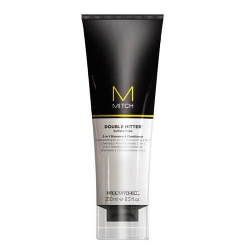 Bezsulfátový pečující šampon a kondicionér 2v1 Mitch (Double Hitter Sulfate-Free 2 In 1 Shampoo & Conditioner) 250 ml