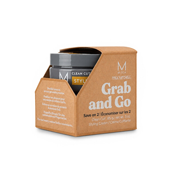 Sada polomatných stylingových krémů na vlasy Clean Cut Duo Grab & Go 2 x 85 g