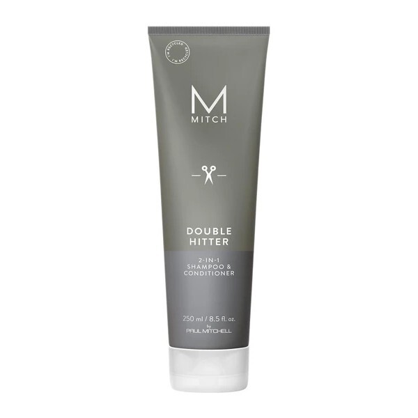 Bezsulfátový pečující šampon a kondicionér 2v1 Mitch (Double Hitter Sulfate-Free 2 In 1 Shampoo & Conditioner) 250 ml