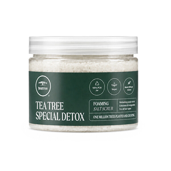Pěnivý peeling na pokožku hlavy Tea Tree Special Detox (Foaming Salt Scrub) 184 g