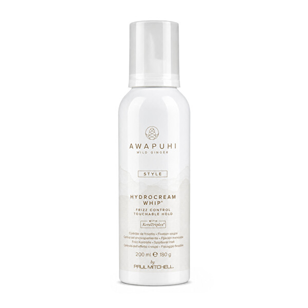 Stylingová pěna pro hydrataci a proti krepatění Awapuhi (Wild Ginger Hydrocream Whip) 200 ml