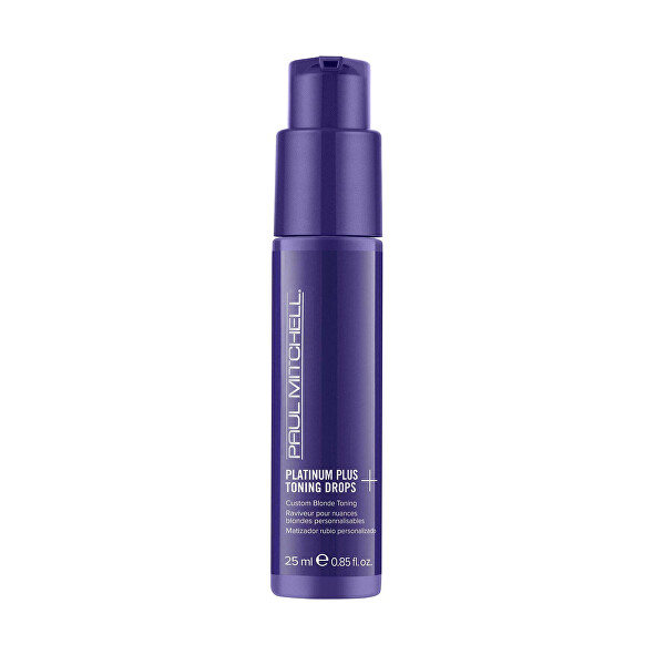 Tónující kapky pro neutralizaci žlutých tónů Platinum Plus (Toning Drops) 25 ml