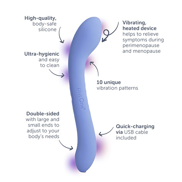 Masážní stimulátor pro ženy v menopauze Meno Glow