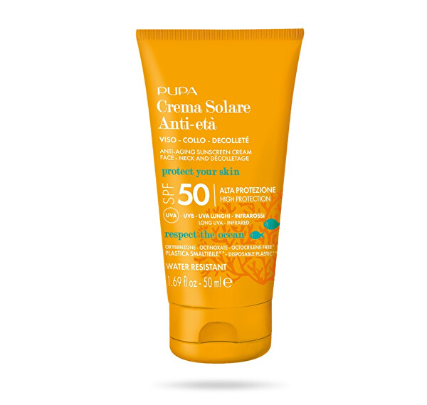 Krém na opalování na obličej SPF 50 (Anti-Aging Sun Cream) 50 ml