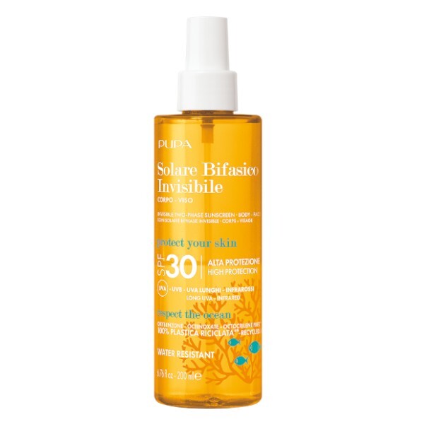 Spray bronzant bifazic SPF 30 (Invisible Two-Phase Sunscreen) 200 ml