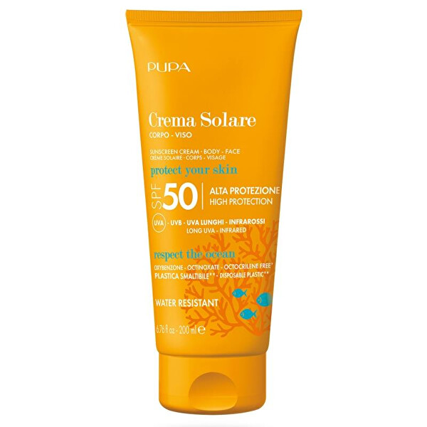 Fényvédő krém arcra SPF 50 (Sunscreen Cream) 200 ml