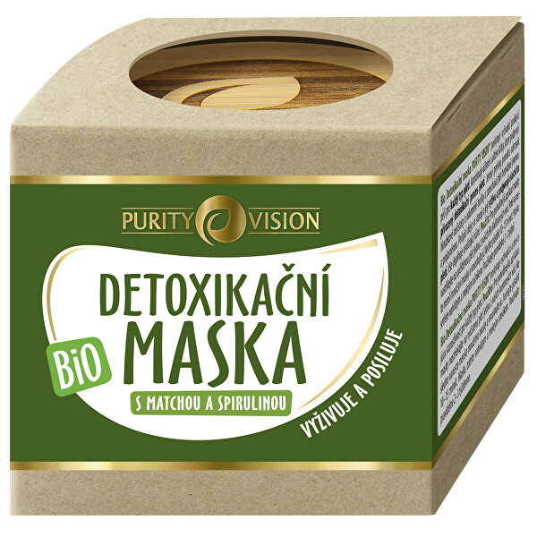 Bio Detoxikační maska s matchou a spirulinou 40 ml