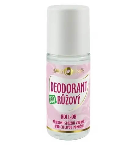 Bio Růžový deodorant roll-on 50 ml