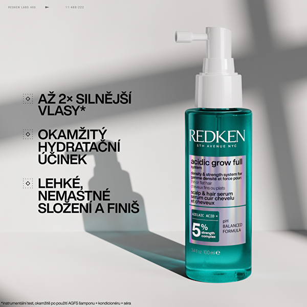 Sérum pro vyváženou pokožku hlavy Acidic Grow Full Serum 100 ml