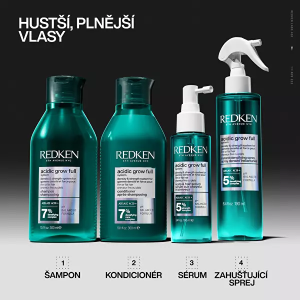 Sérum pro vyváženou pokožku hlavy Acidic Grow Full Serum 100 ml