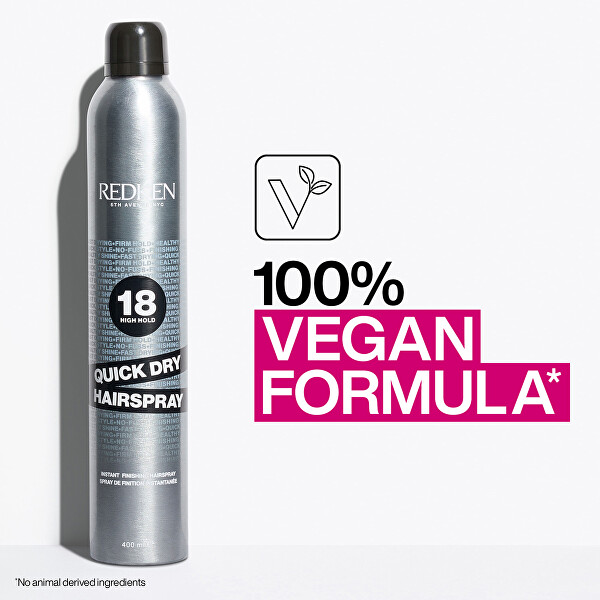 Silně fixační lak na vlasy Quick Dry (Instant Finishing Hairspray) 400 ml