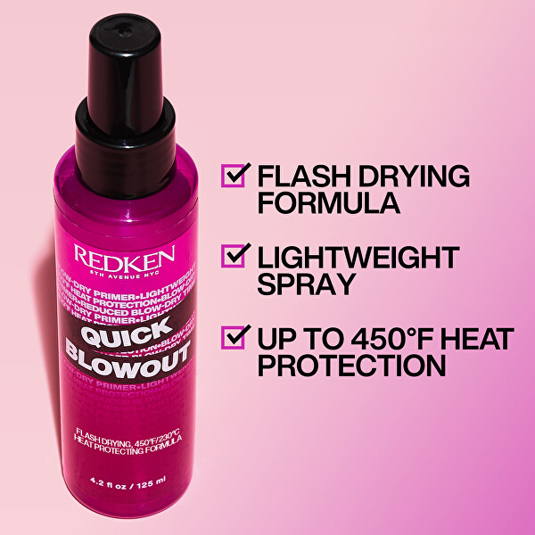 Spray per la protezione termica dei capelli Quick Blowout (Heat Protection Spray) 125 ml