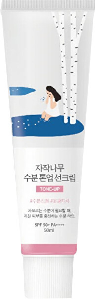 Tónovací ochranný krém SPF 50+ PA++++ (Birch Moisture Tone-Up Sunscreen) 50 ml