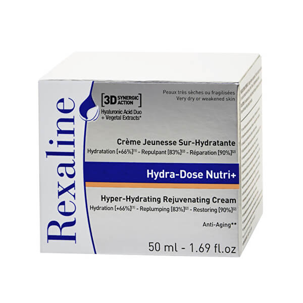 Feuchtigkeitsspendende Hautcreme für sehr trockene Haut 3D Hydra-Dose Nutri + 50 ml
