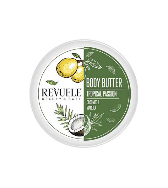 Hydratačné telové maslo pre citlivú pokožku Tropica l Passion Coconut & Marula ( Body Butter) 200 ml