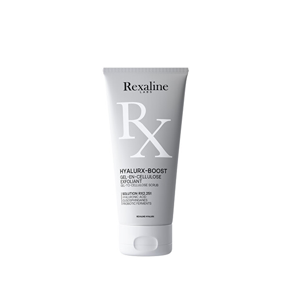 Gelový peeling s celulózou Hyalurx-Boost (Gel to Cellulose Scrub) 50 ml