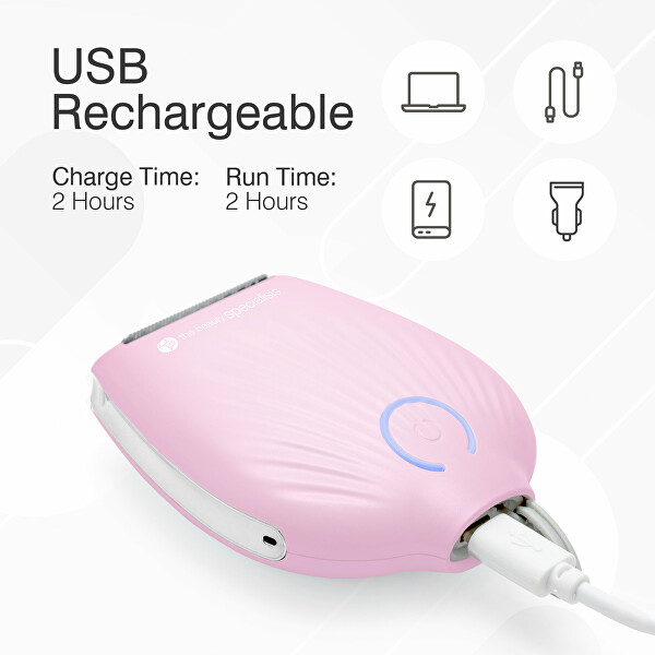 Cestovní dámský holicí strojek Go Smooth Pink