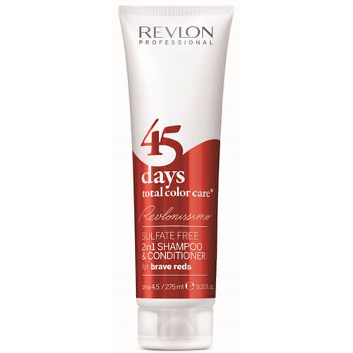 Șampon și balsam pentru nuanțe de roșu îndrăznețe 45 de zile îngrijire totală a culorii (Shampoo&Conditioner Brave Reds) 275 ml