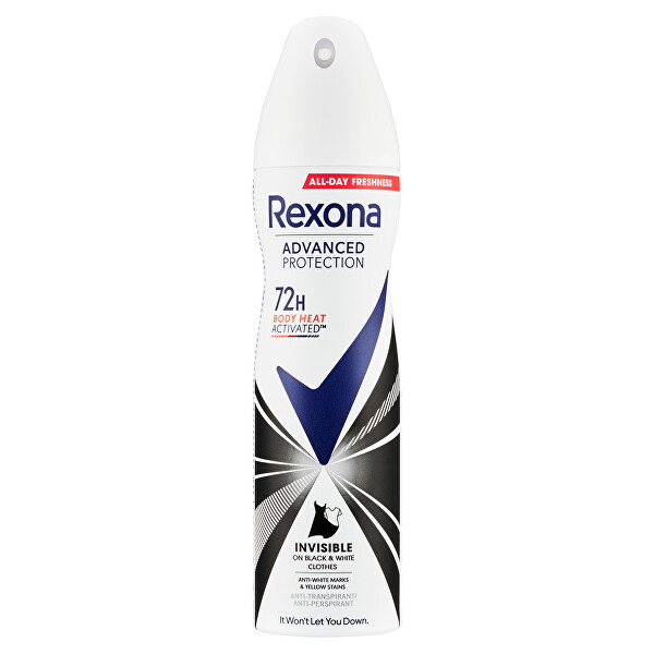 Antiperspirant ve spreji Advanced Protection Invisible Black & White 150 ml