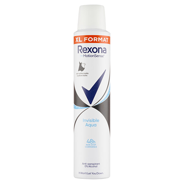 Antiperspirant ve spreji Motionsense Invisible Aqua 200 ml