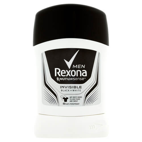 Tuhý deodorant Men Motionsense Invisible Black+White 50 ml
