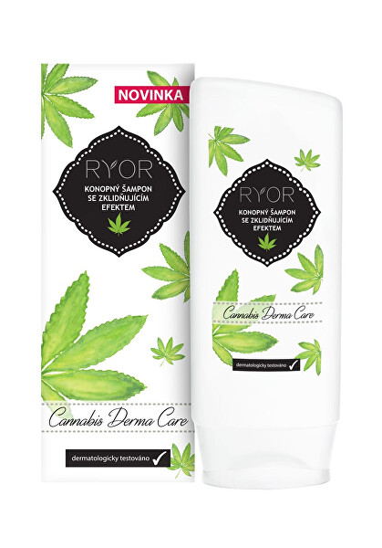 Konopný šampon se zklidňujícím efektem Cannabis Derma Care 200 ml