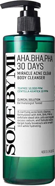 Čisticí tělový gel AHA BHA PHA 30 Days (Miracle Acne Clear Body Cleanser) 400 g