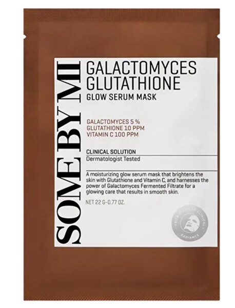 Sada hydratačních a vyživujících pleťových masek Galactomyces Glutathione (Glow Serum Mask) 20 x 22 g