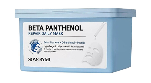 Hydratační a zklidňující pleťová maska Beta Panthenol (Repair Daily Mask) 30 ks