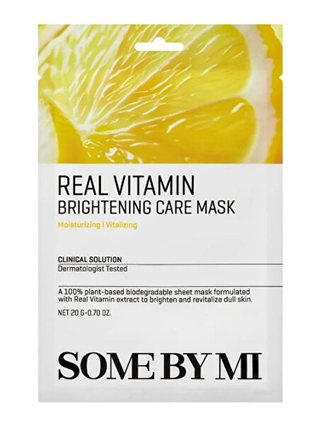 Rozjasňující pleťová maska Real Vitamin (Brightening Care Mask) 20 g