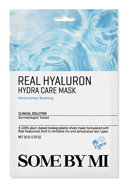 Sada vysoce hydratačních pleťových masek Real Hyaluron (Hydra Care Mask) 20 x 20 g
