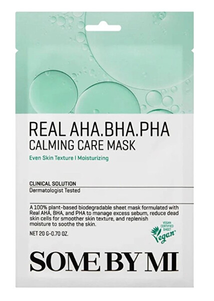 Zklidňující pleťová maska Real AHA-BHA-PHA (Calming Care Mask) 20 g