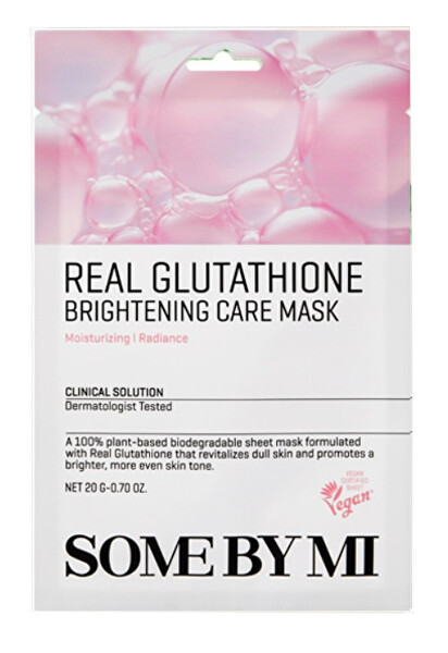 Zklidňující pleťová maska Real Glutathione (Brightening Care Mask) 20 g