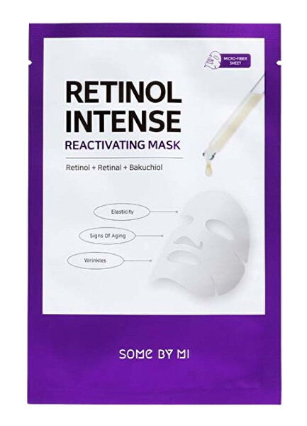 Sada zpevňujících pleťových masek s retinolem Retinol Intense (Reactivating Face Mask) 20 x 22 g