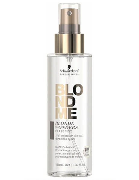 Spray protettivo senza risciacquo per tutti i tipi di capelli biondi BLONDME Blonde Wonders (Glaze Mist) 150 ml