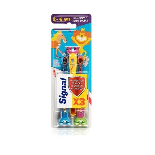 Dětský zubní kartáček Kids Ultra Soft 3 ks