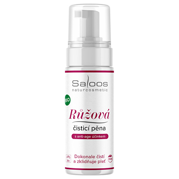 Bio Růžová čisticí pěna na pleť 150 ml