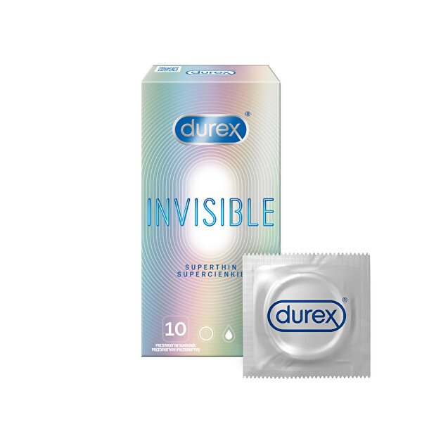 Kondomy Invisible - SLEVA - poškozený obal
