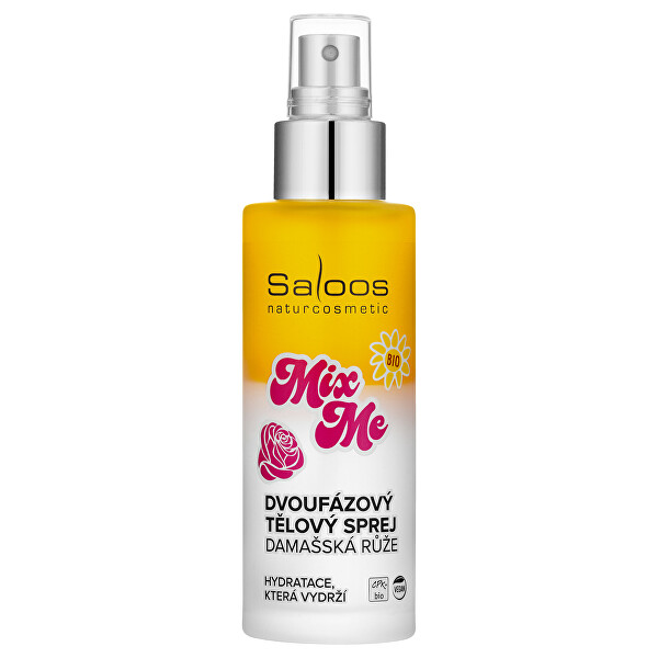 Dvojfázový telový sprej Damašská ruža 100 ml