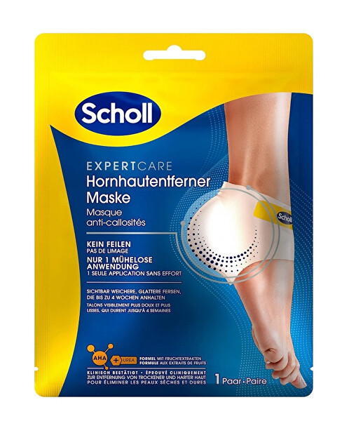 Mască exfoliantă pentru călcâie Expert Care (Exfoliating Heel Peel Mask) 1 pereche