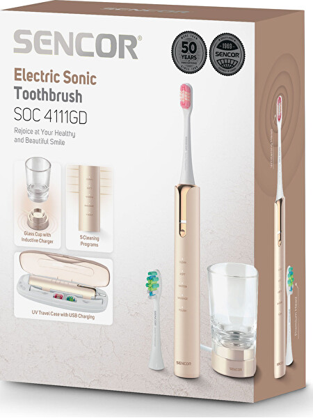 Sonický zubní kartáček SOC 4111GD
