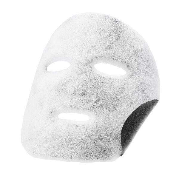 Plátýnková Maska s aktivním uhlím Black Charcoal (Bubble Sheet Mask) 24 g