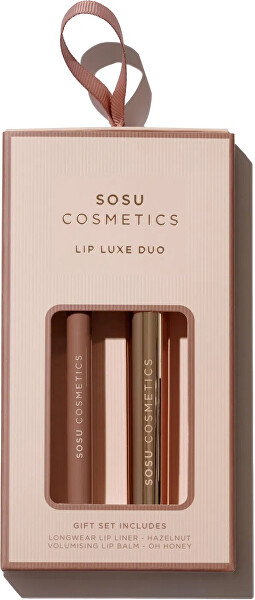 Set regalo di cosmesi decorativa Lip Luxe Duo Nude