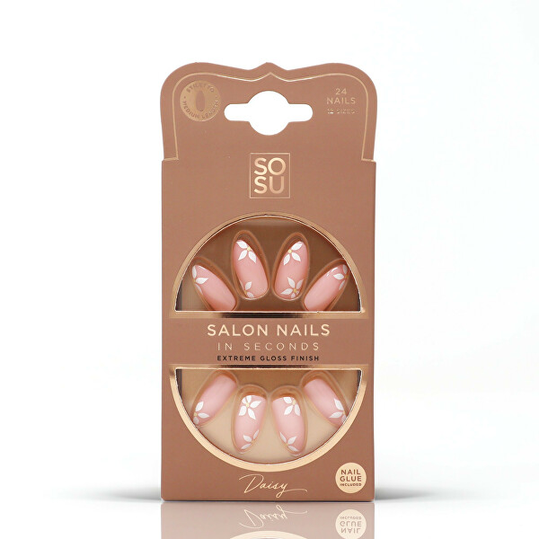Umělé nehty Daisy (Salon Nails) 24 ks