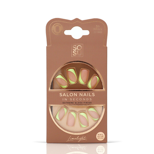 Umělé nehty Limelight (Salon Nails) 30 ks