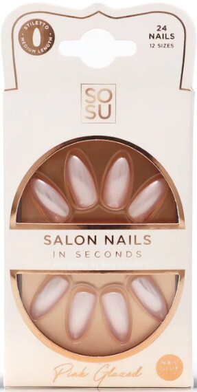 Umelé nechty Pink (Salon Nails) 24 ks