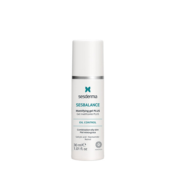 Noční matující pleťový gel Sesbalance (Mattifying Gel PLUS) 30 ml