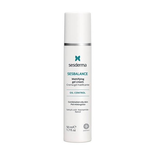 Matující gelový krém Sesbalance (Mattifying Gel Cream) 50 ml