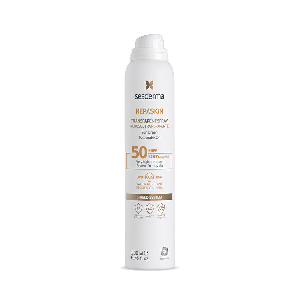 Spray pentru bronzare SPF 50+ Repaskin (Transparent Spray) 200 ml