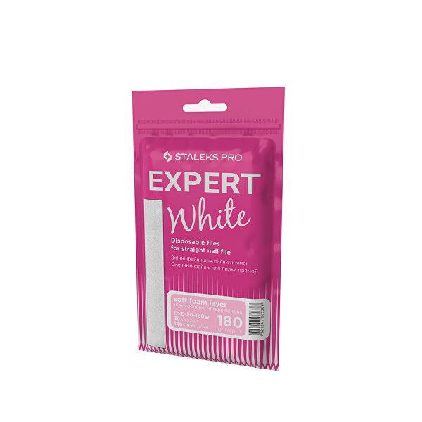 Carta abrasiva di ricambio Expert 20 grana 180 (White Disposable PapmAm Files) 30 pz